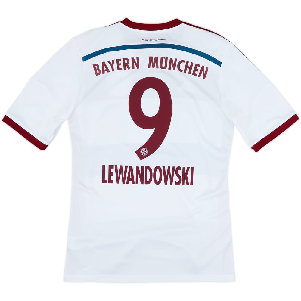 2014-15 Bayern Munich Away Shirt Lewandowski #9 - 6/10 - (M)