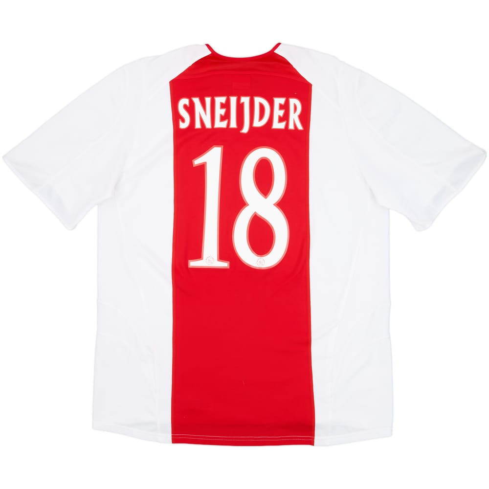 2005-06 Ajax Home Shirt Sneijder #18 - 8/10 - (XL)