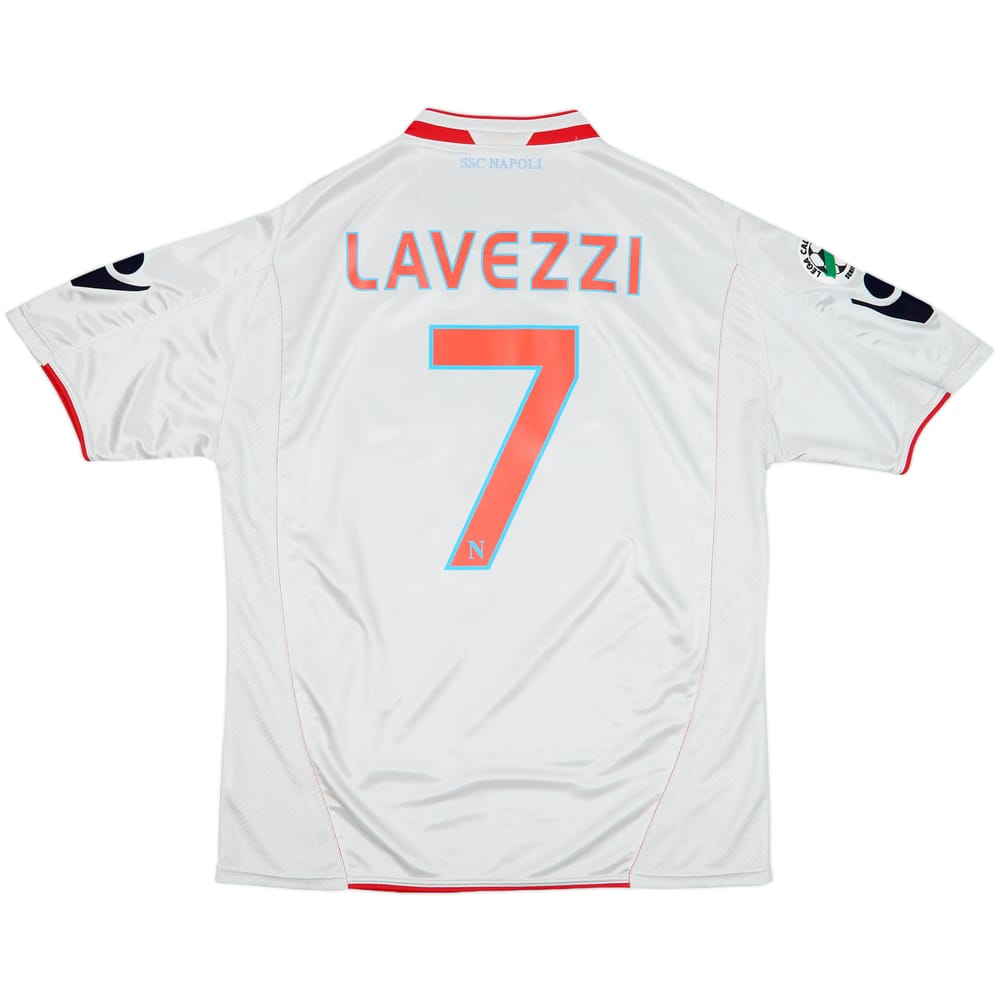 2009-10 Napoli Away Shirt Lavezzi #7 - 8/10 - (L)