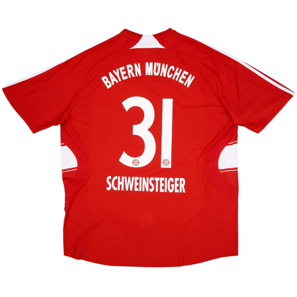 2007-08 Bayern Munich Home Shirt Schweinsteiger #31 - 6/10 - (XL)