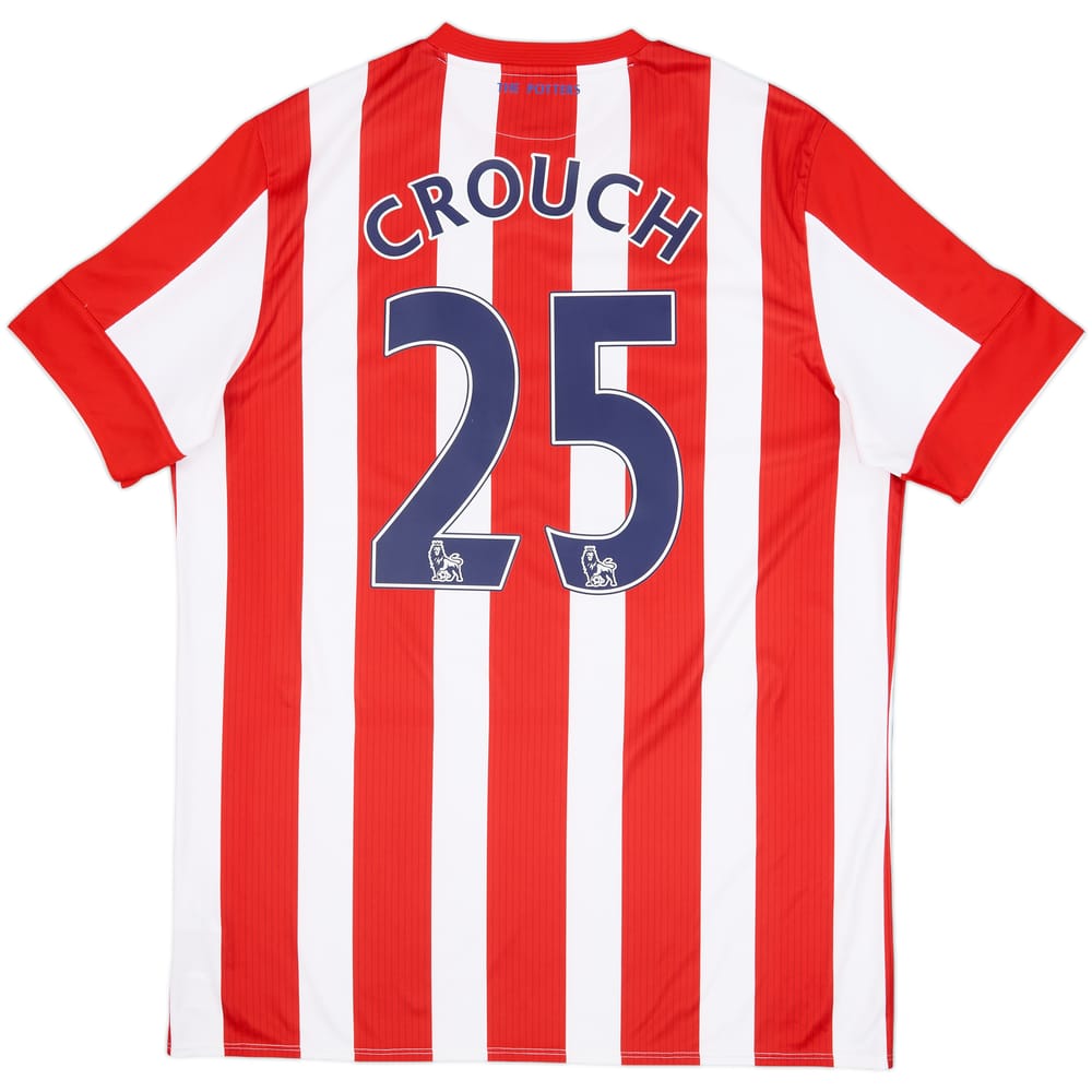 2015-16 Stoke City Home Shirt Crouch #25 - 8/10 - (L)