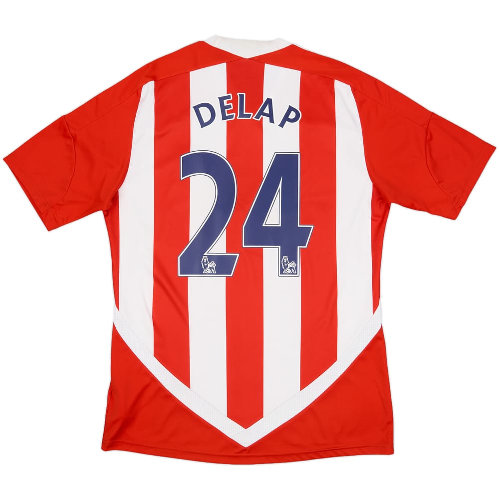 2011-12 Stoke City Home Shirt Delap #24 - 7/10 - (M)
