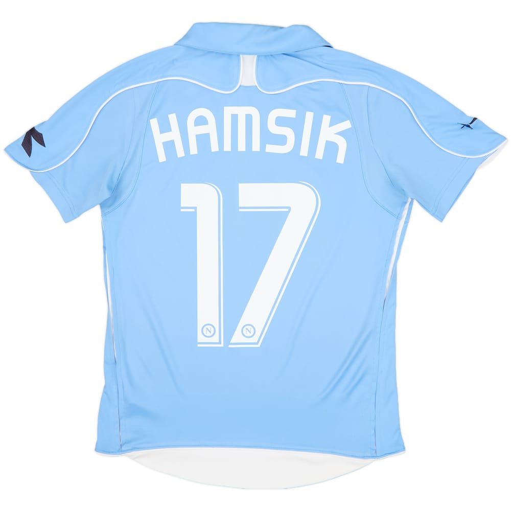 2008-09 Napoli Home Shirt Hamsik #17 - 6/10 - (XS)