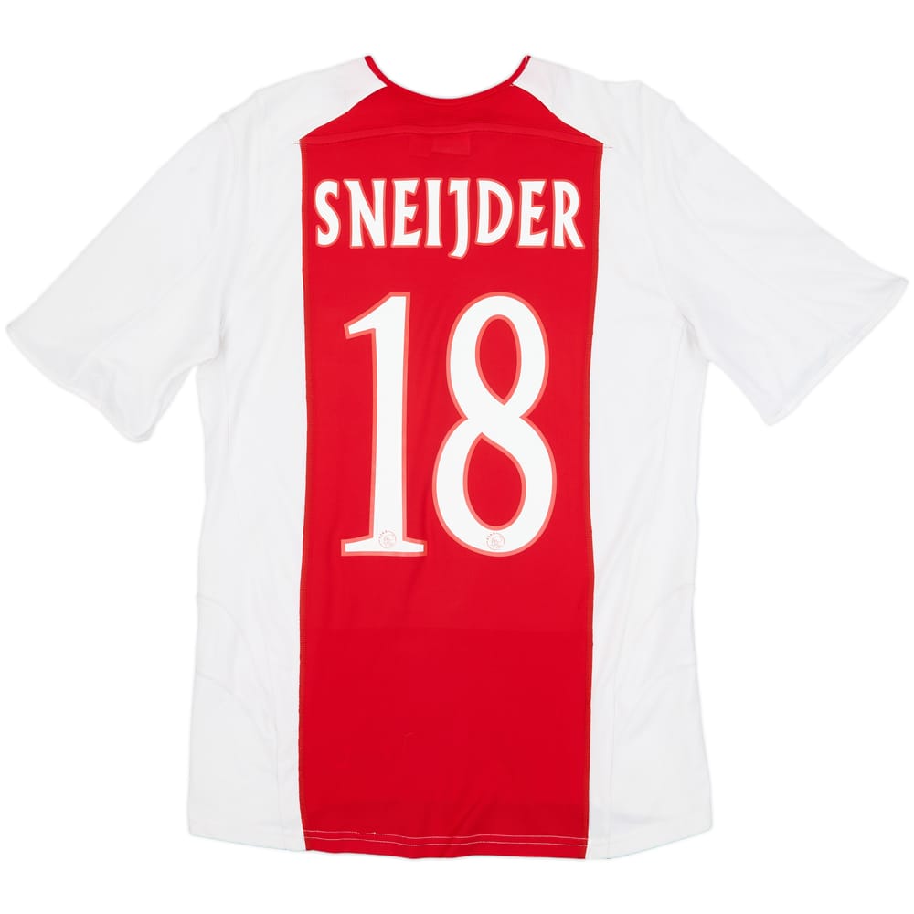 2005-06 Ajax Home Shirt Sneijder #18 - 6/10 - (S)