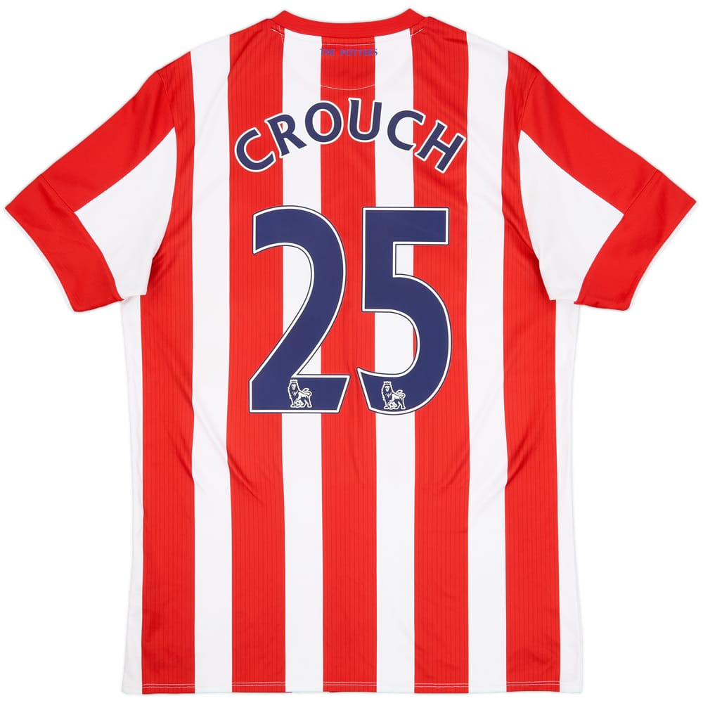 2015-16 Stoke City Home Shirt Crouch #25 - 8/10 - (M)