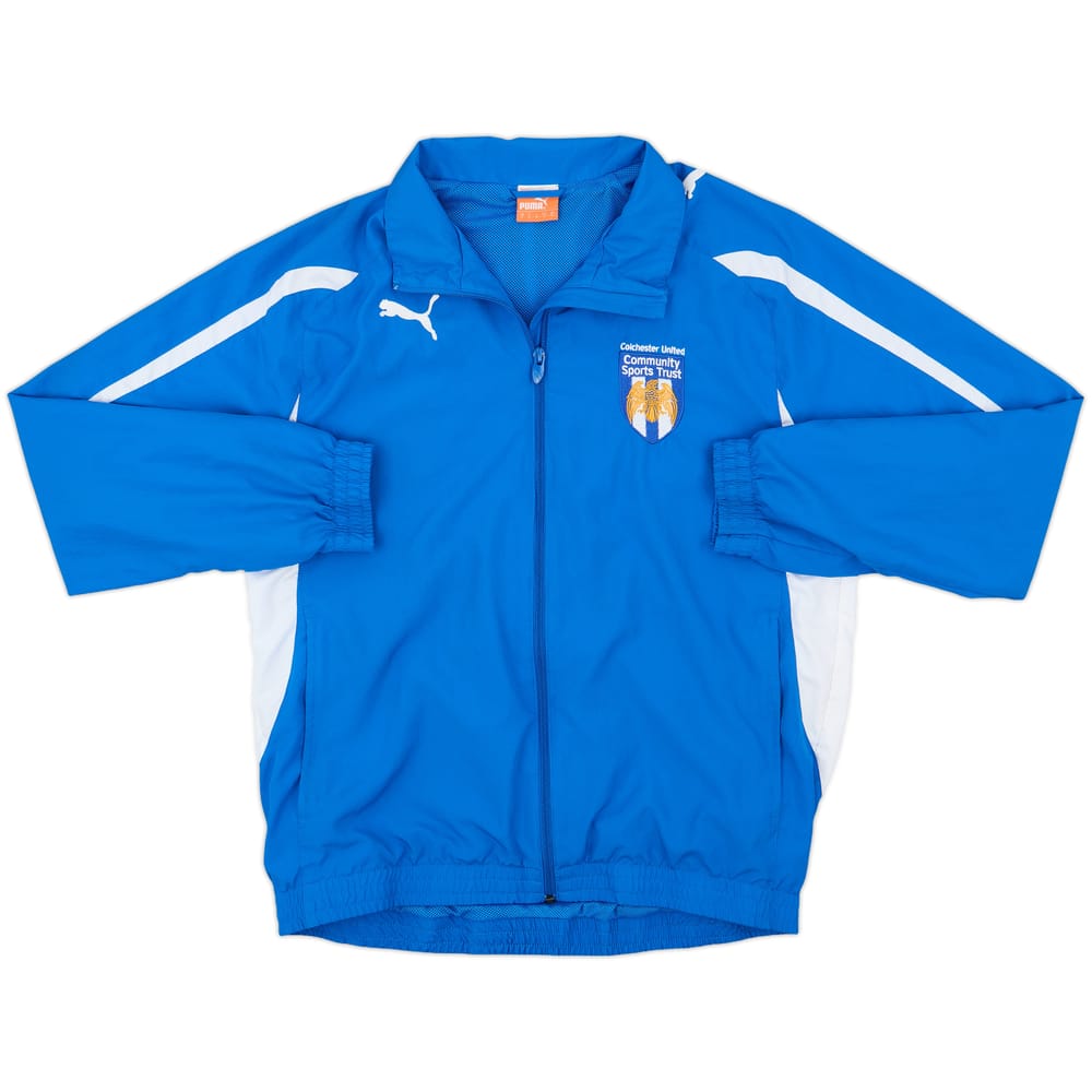 2011-12 Colchester United Puma Community Sports Trust Track Jacket - 8/10 - (S)