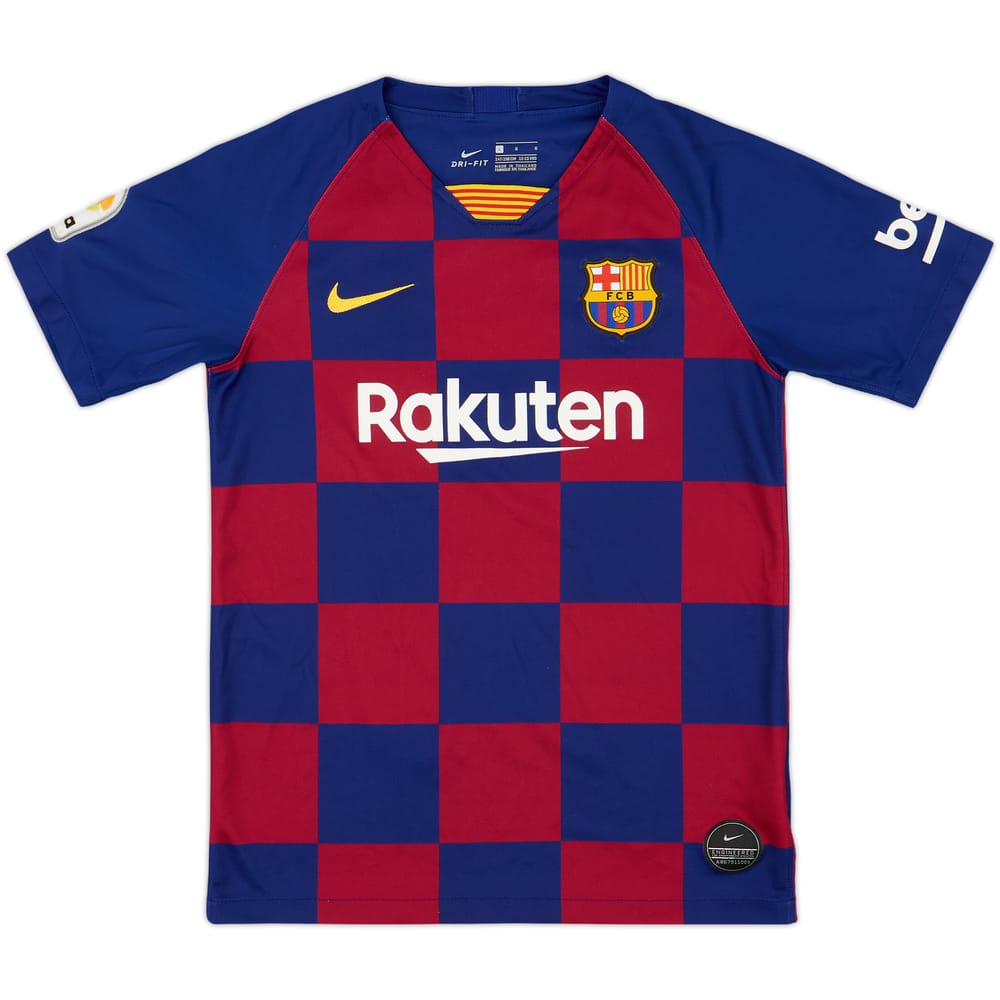 2019-20 Barcelona Home Shirt - 8/10 - (L.Boys)