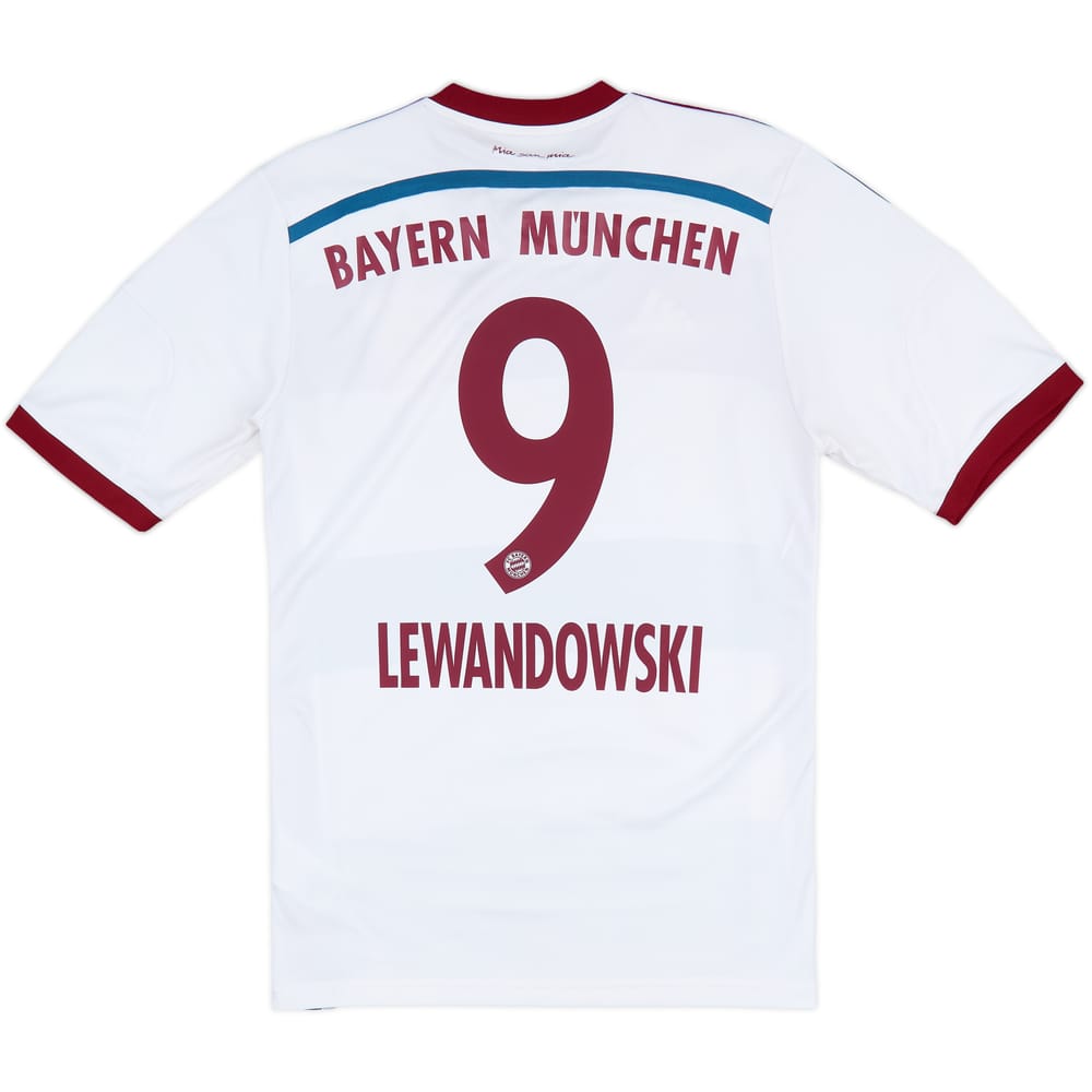2014-15 Bayern Munich Away Shirt Lewandowski #9 - 7/10 - (S)