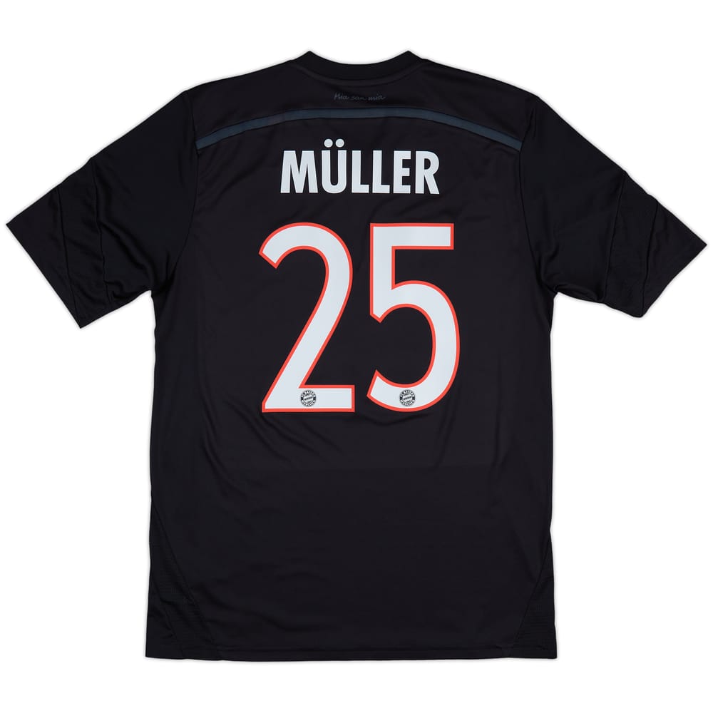 2014-15 Bayern Munich Third Shirt Muller #25 - 8/10 - (M)
