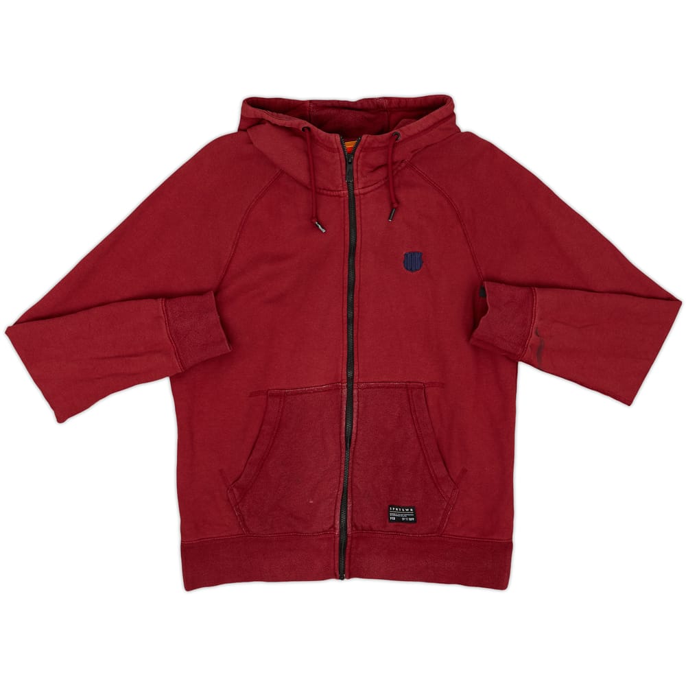 2015-16 Barcelona Nike Hooded Track Jacket - 8/10 - (M)