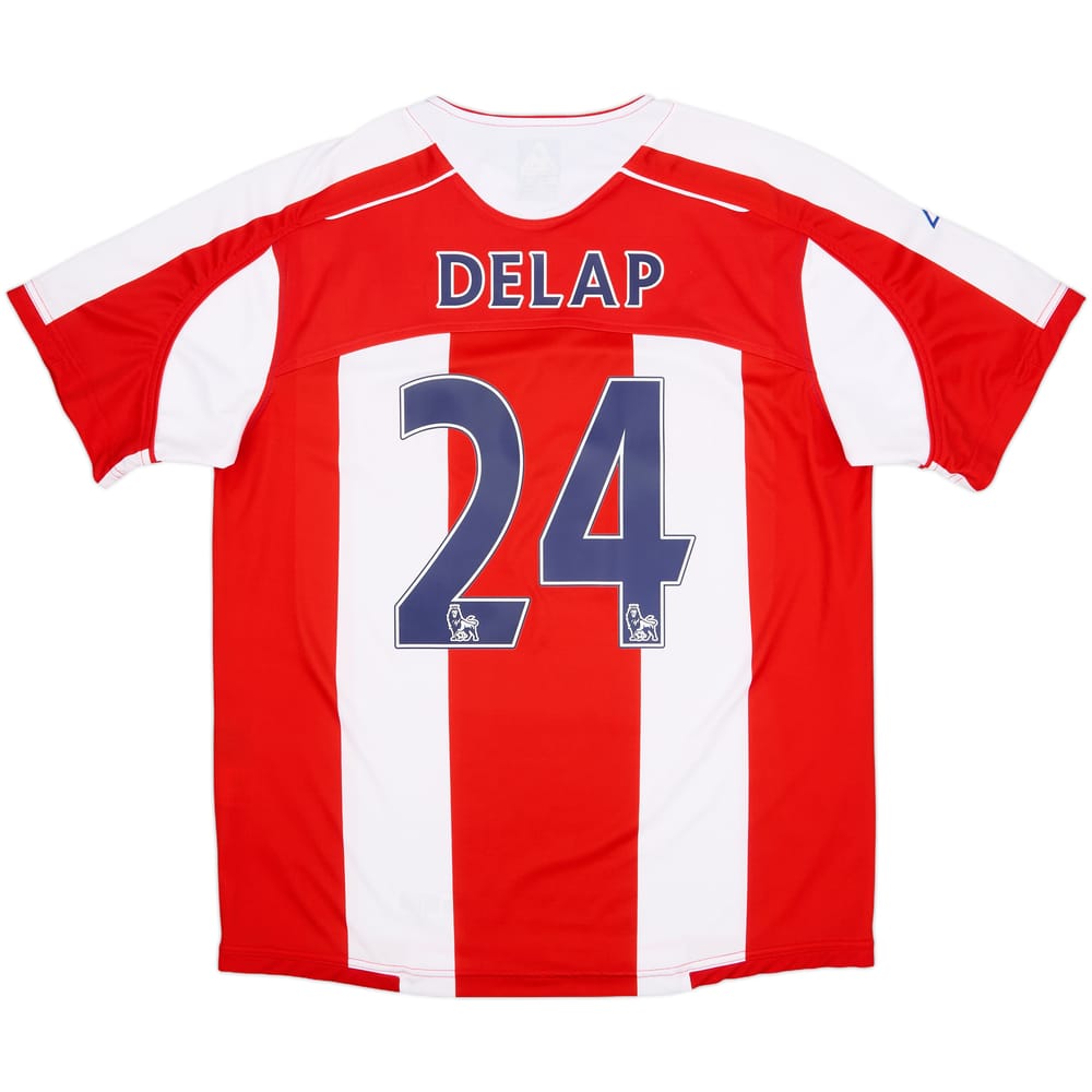 2008-09 Stoke City Home Shirt Delap #24 - 6/10 - (L)