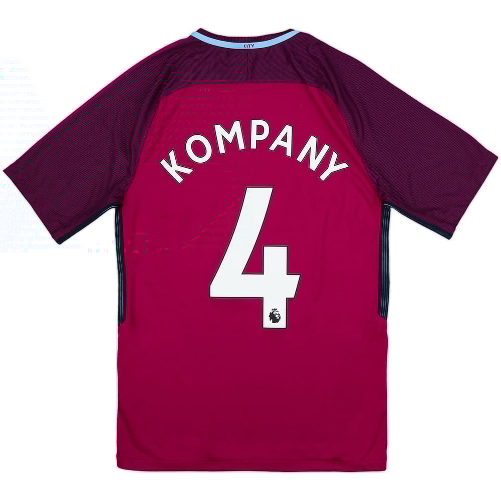 2017-18 Manchester City Away Shirt Kompany #4 - 9/10 - (S)