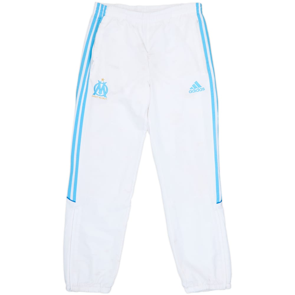 2010-11 Olympique Marseille adidas Track Pants/Bottoms - 3/10 - (XL.Boys)