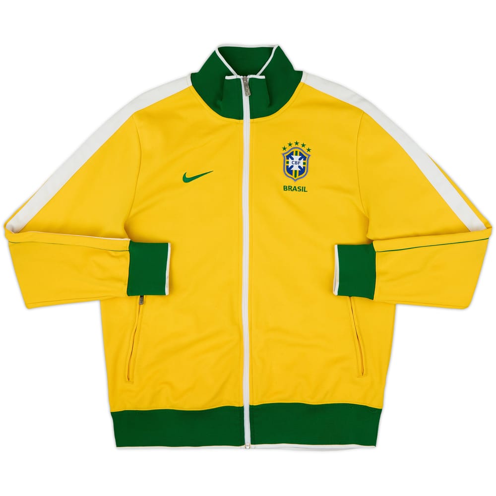 2010-11 Brazil Nike Track Jacket - 8/10 - (L)