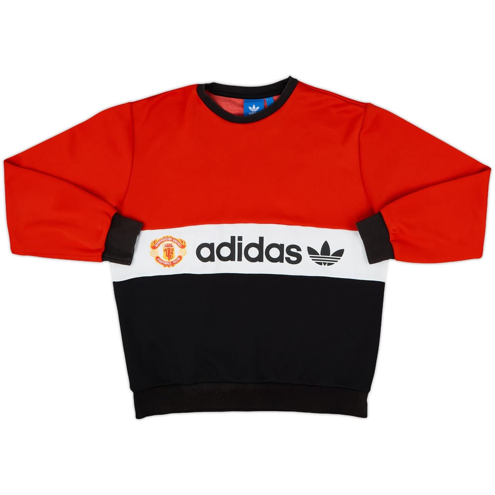 2016-17 Manchester United adidas Sweat Top - 8/10 - (M)