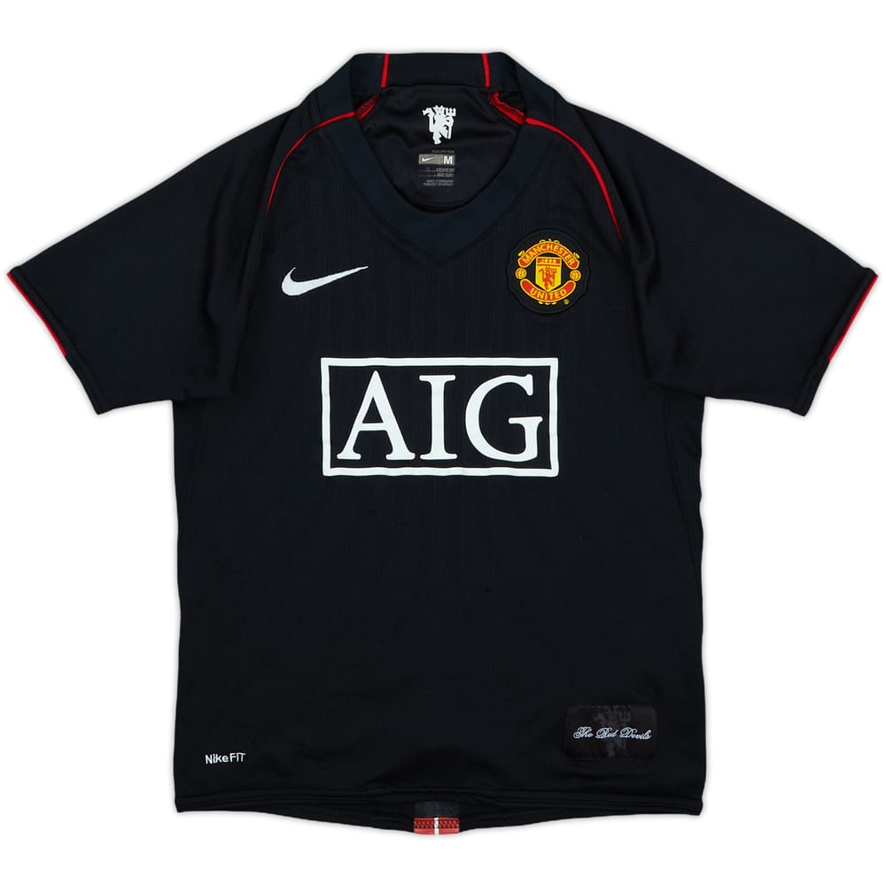 2007-08 Manchester United Away Shirt - 8/10 - (M.Boys)