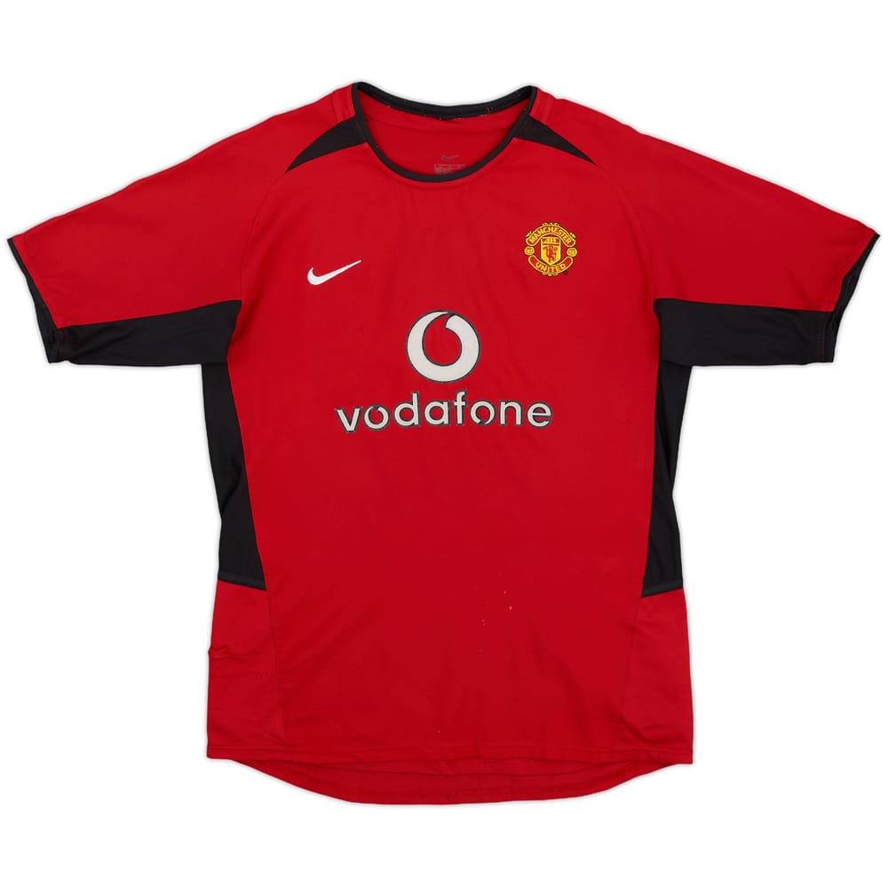 2002-04 Manchester United Home Shirt - 7/10 - (L.Boys)