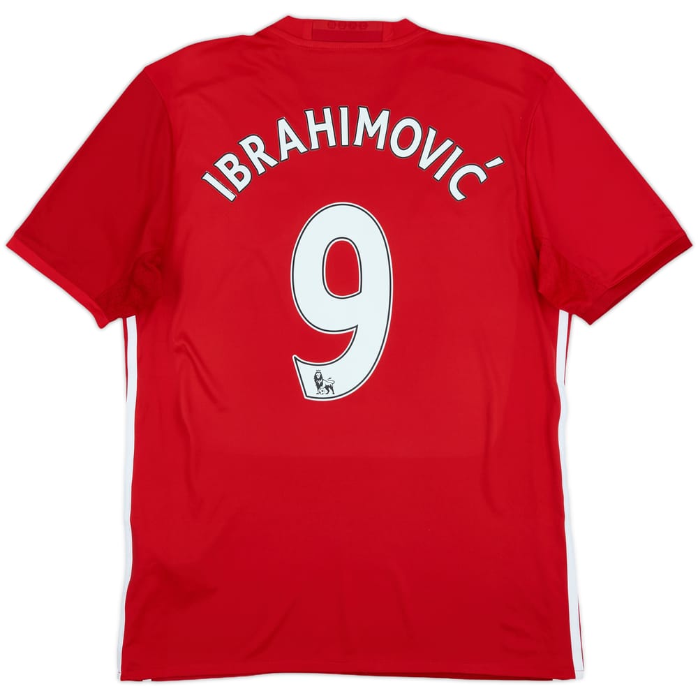 2016-17 Manchester United Home Shirt Ibrahimovic #9 - 6/10 - (M)