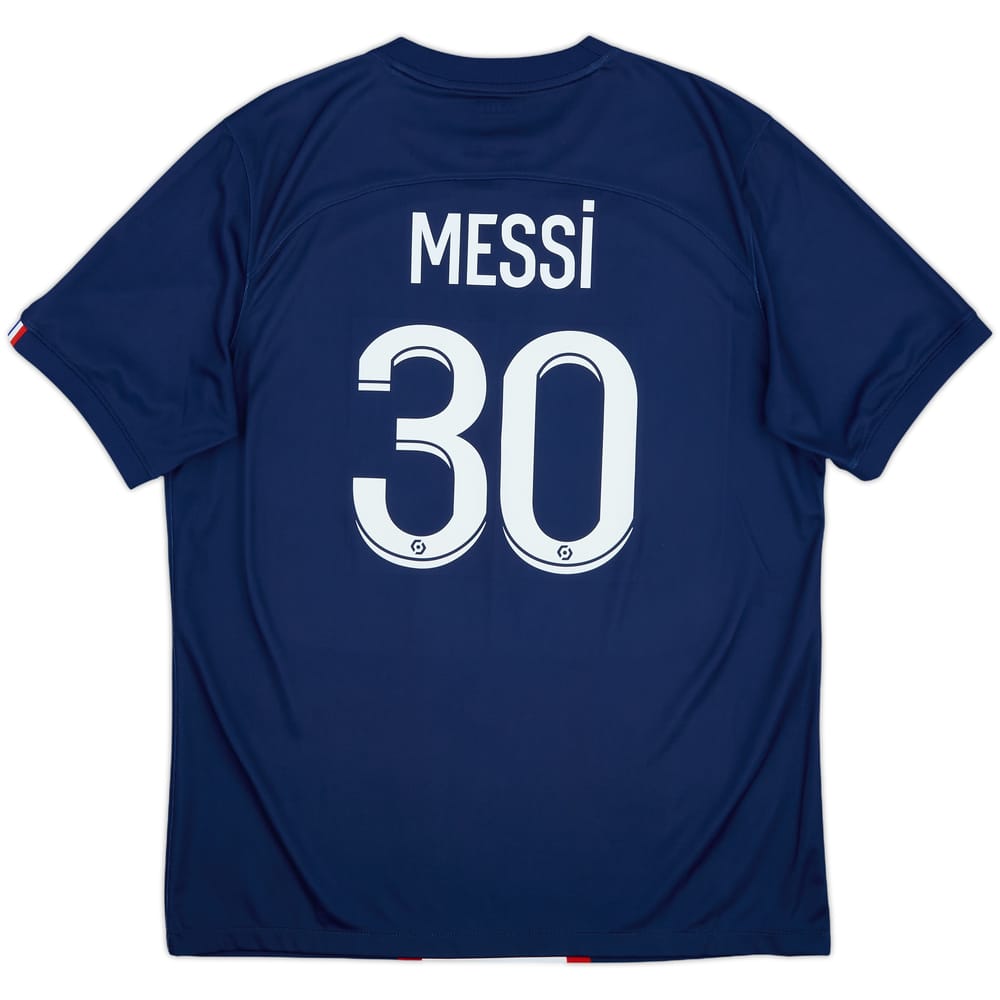 2022-23 Paris Saint-Germain Home Shirt Messi #30 - 9/10 - (L)