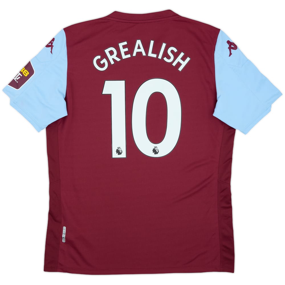2019-20 Aston Villa Home Shirt Grealish #10 - 10/10 - (XL)