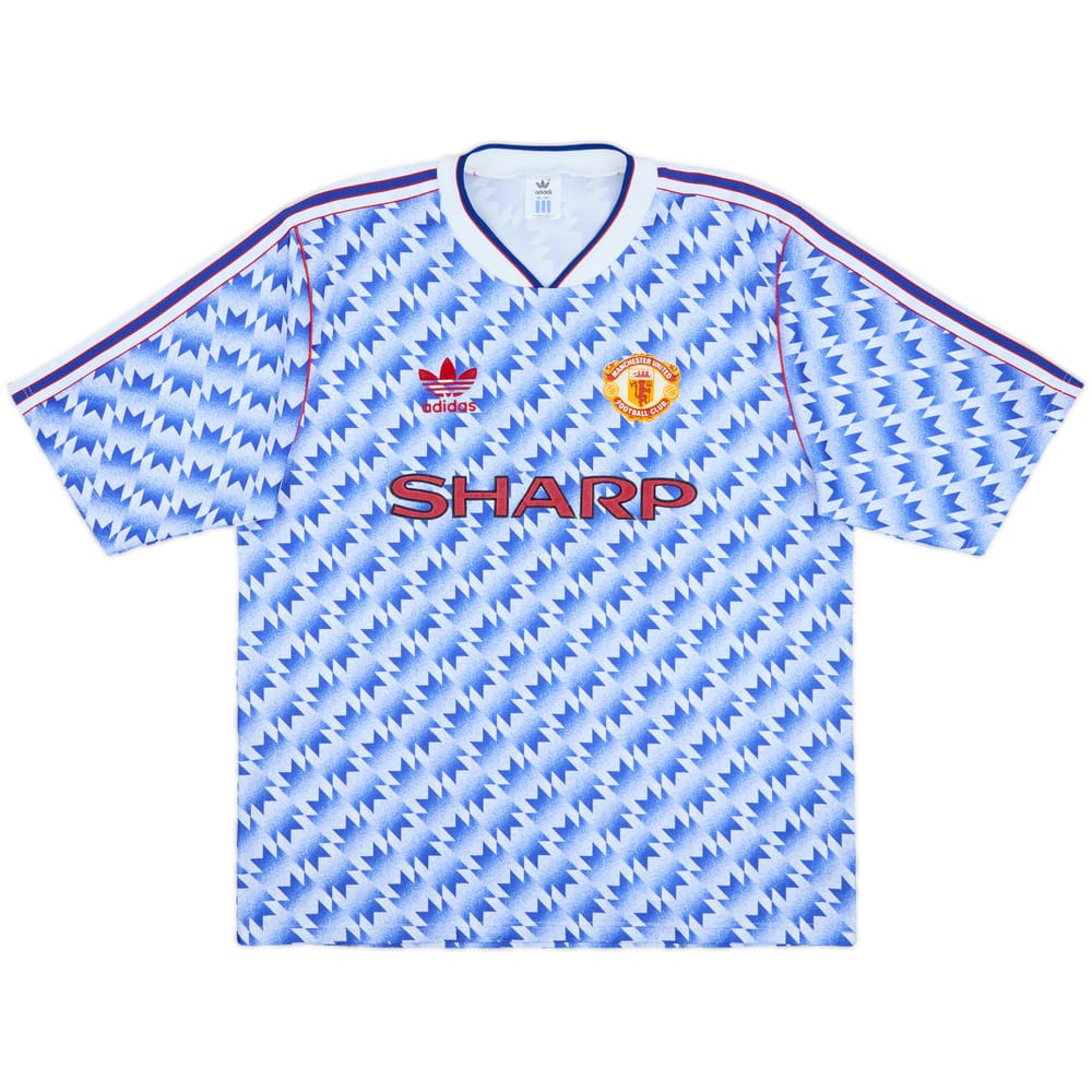 1990-92 Manchester United Away Shirt - 8/10 - (L)