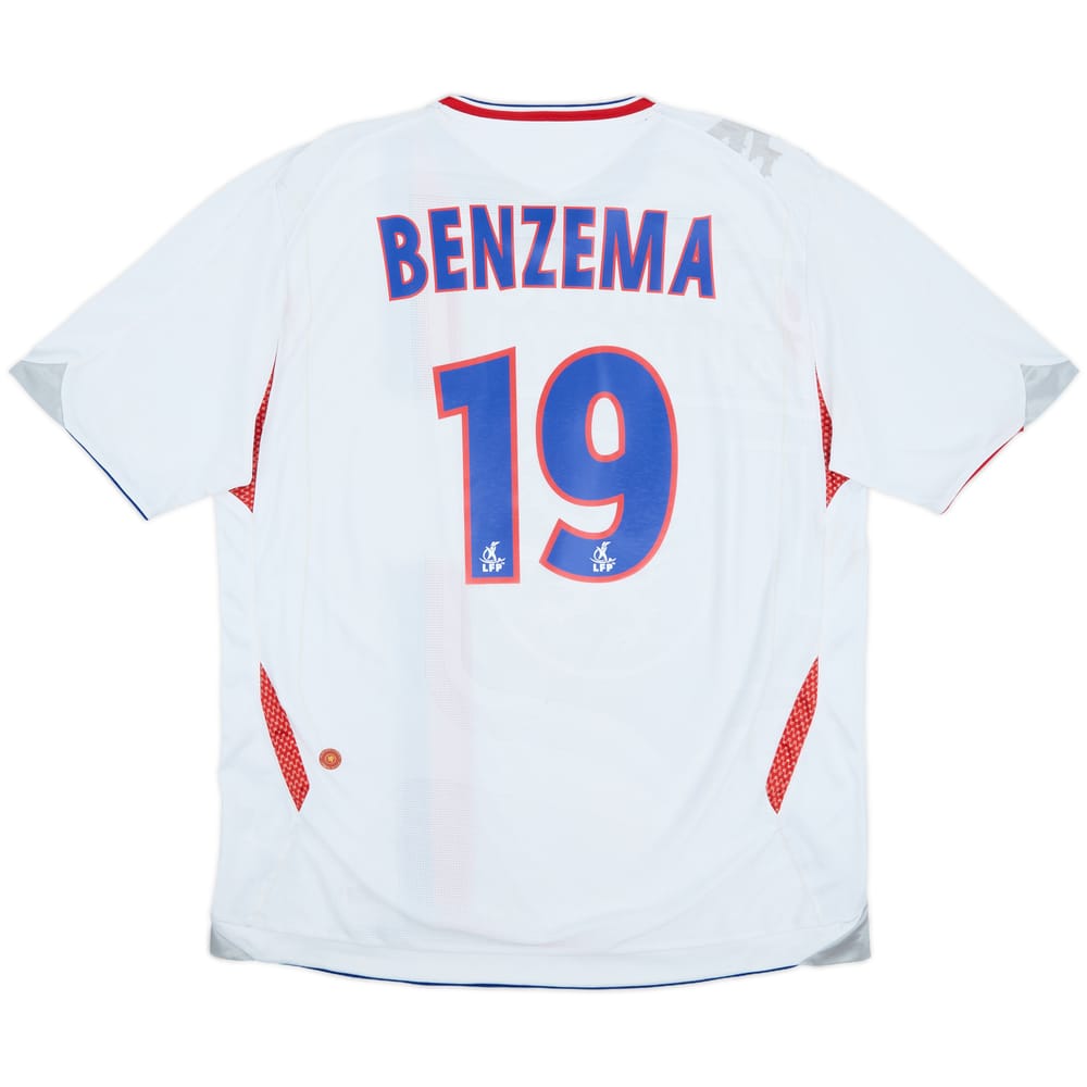 2006-07 Lyon Home Shirt Benzema #19 - 7/10 - (XL)