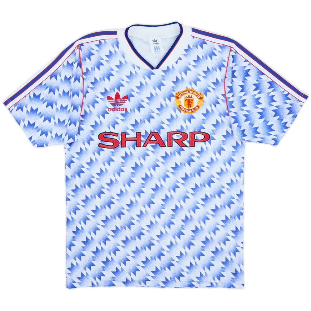 1990-92 Manchester United Away Shirt - 10/10 - (S)