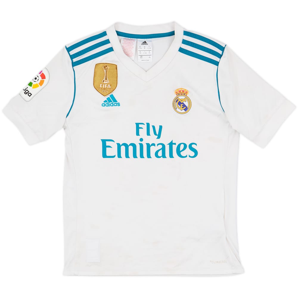2017-18 Real Madrid Home Shirt - 7/10 - (M.Boys)