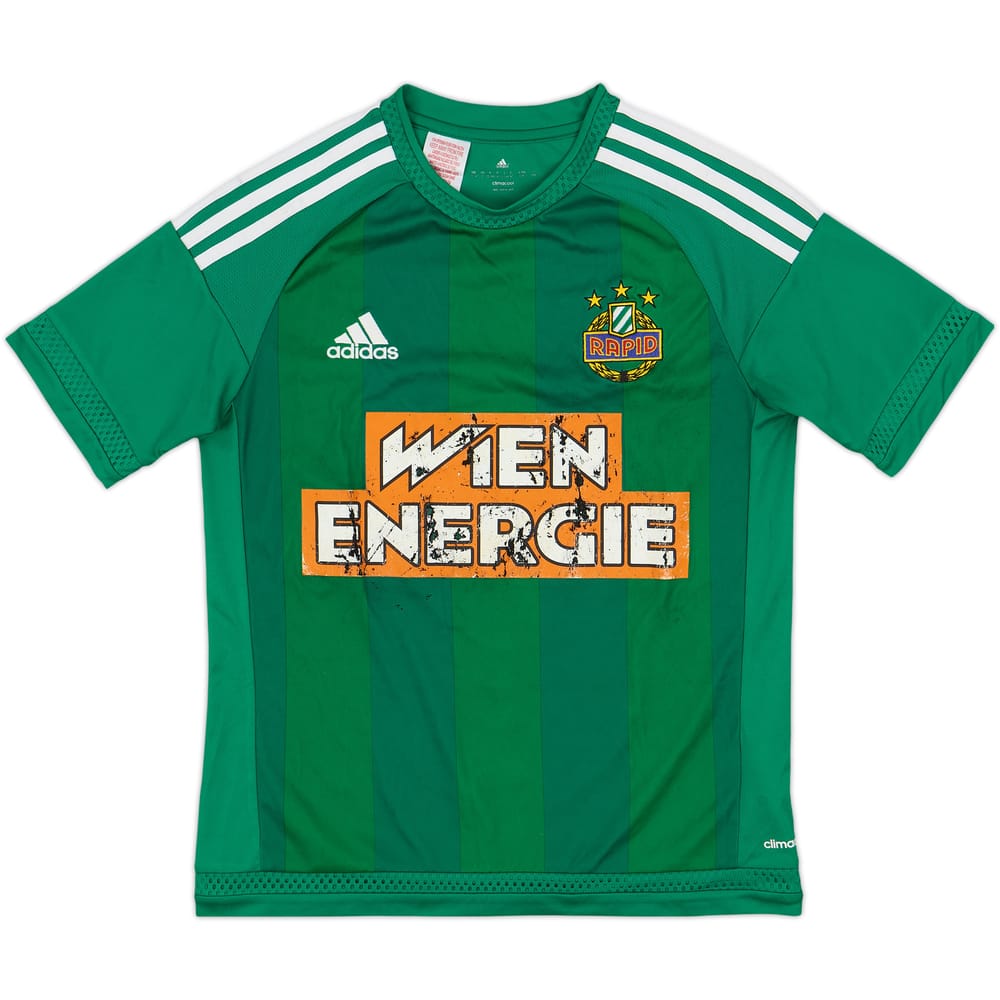 2015-16 Rapid Vienna Home Shirt - 4/10 - (L.Boys)