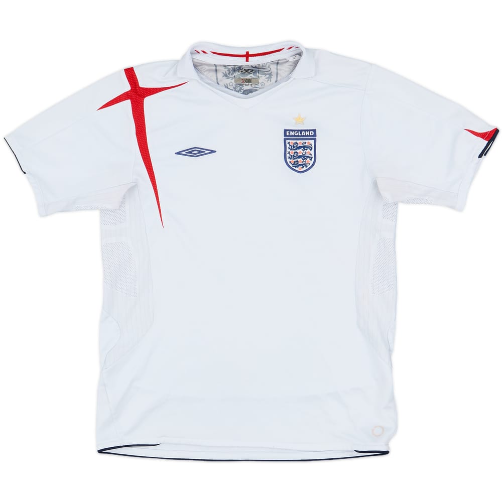 2005-07 England Home Shirt - 6/10 - (XL.Boys)