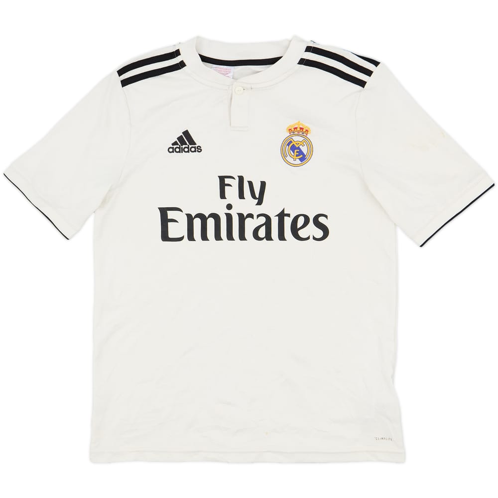 2018-19 Real Madrid Home Shirt - 7/10 - (XL.Boys)
