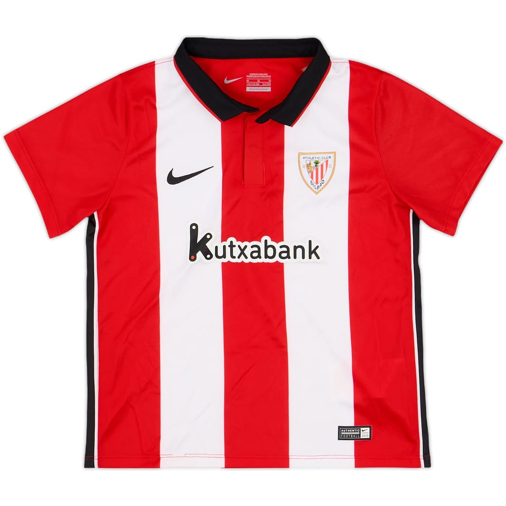 2015-16 Athletic Bilbao Home Shirt - 9/10 - (5-6 Years)