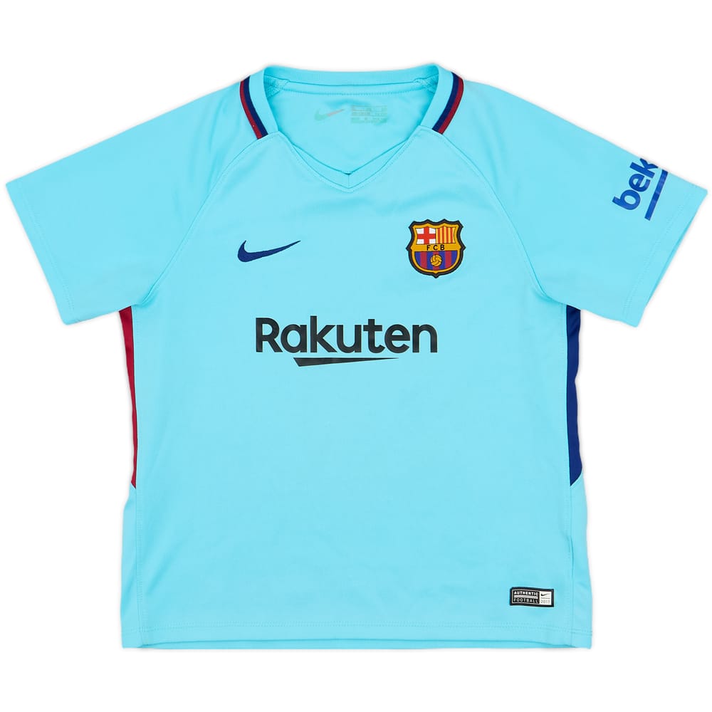 2017-18 Barcelona Away Shirt - 8/10 - (S.Boys)