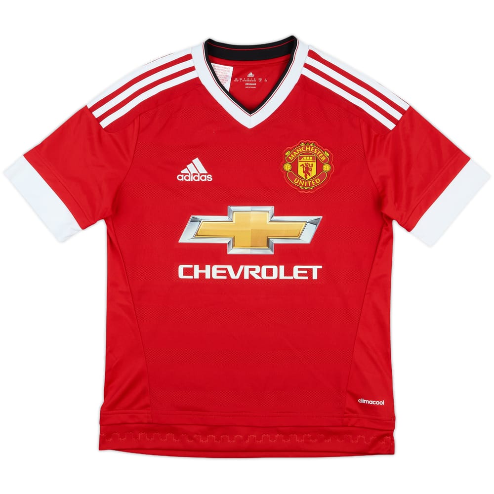 2015-16 Manchester United Home Shirt - 10/10 - (L.Boys)
