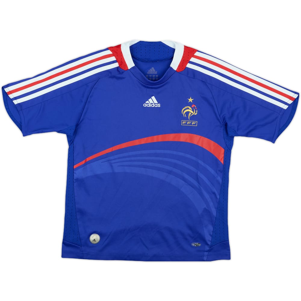 2007-08 France Home Shirt - 8/10 - (S.Boys)