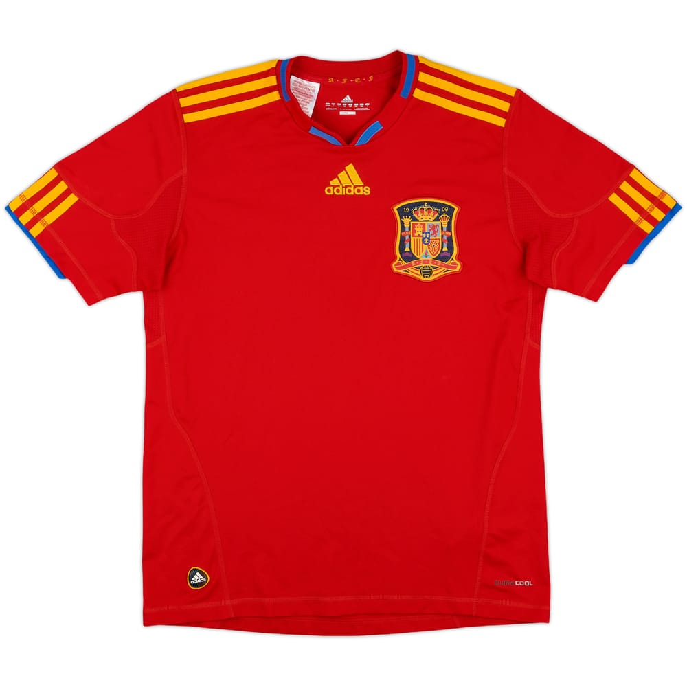 2009-10 Spain Home Shirt - 10/10 - (L.Boys)