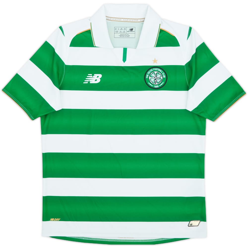 2016-17 Celtic Home Shirt - 10/10 - (L.Boys)