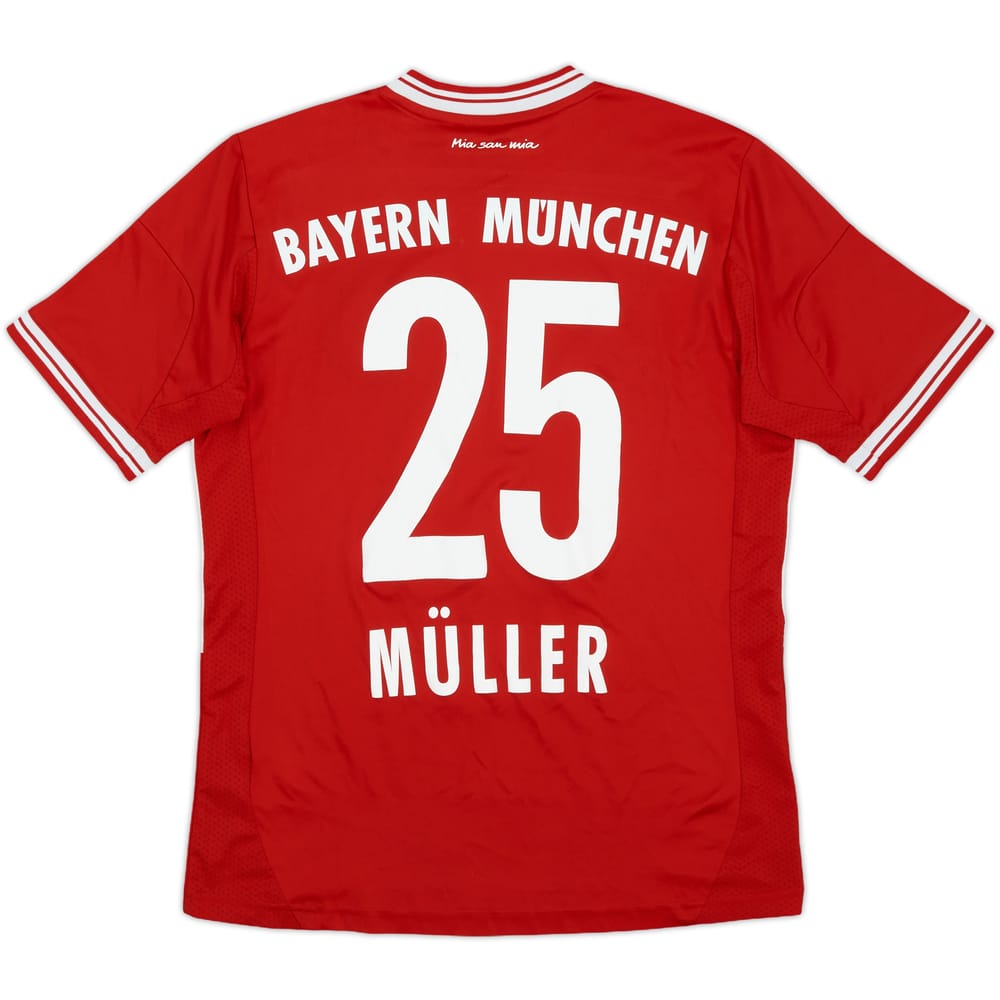 2013-14 Bayern Munich Home Shirt Muller #25- 6/10 - (L.Boys)