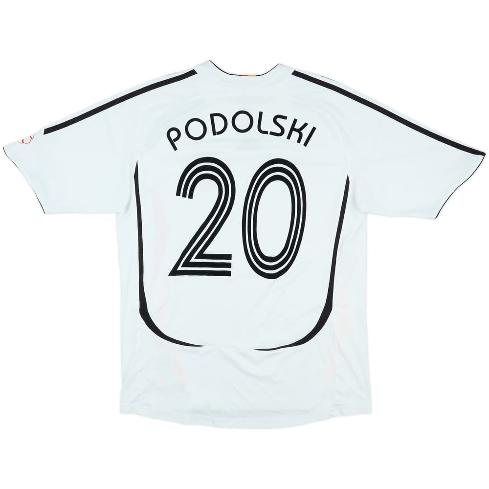 2005-07 Germany Home Shirt Podolski #20 - 7/10 - (XL.Boys)
