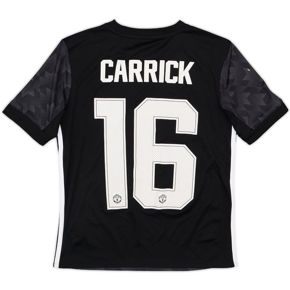 2017-18 Manchester United Away Shirt Carrick #16 - 8/10 - (M.Boys)