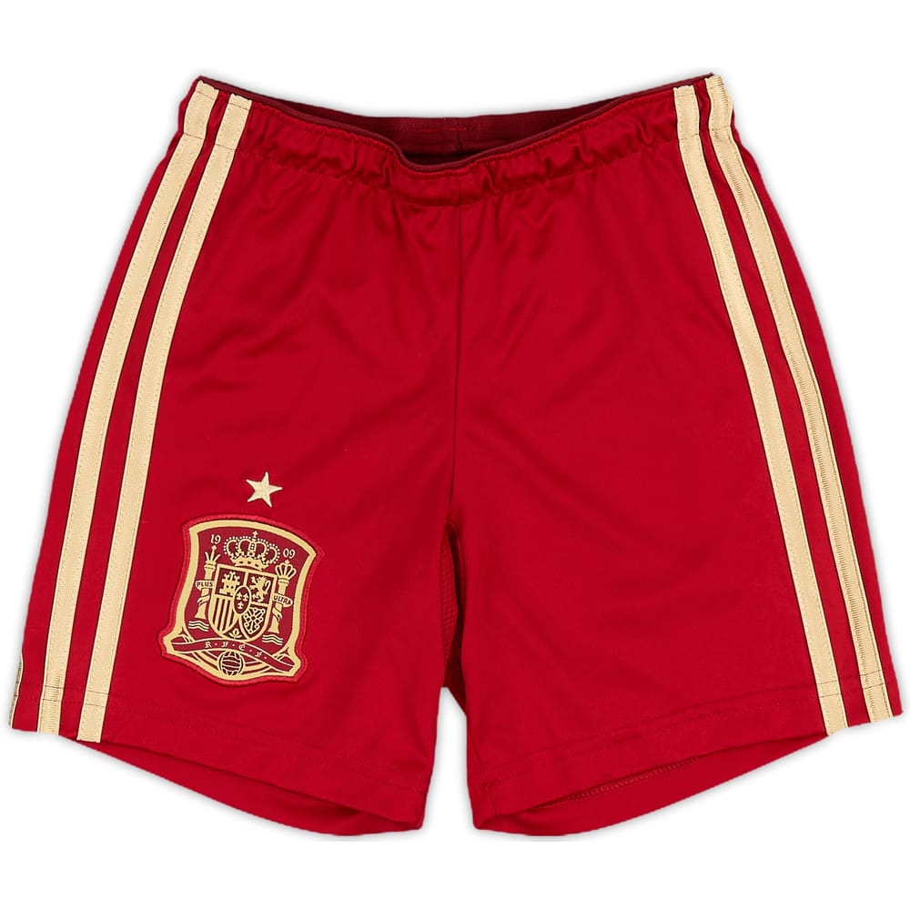 2013-15 Spain Home Shorts - 9/10 - (3-4 Years)