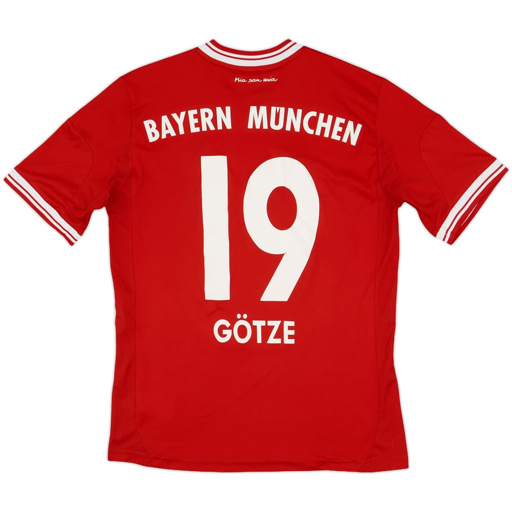 2013-14 Bayern Munich Home Shirt Gotze #19 - 8/10 - (L.Boys)