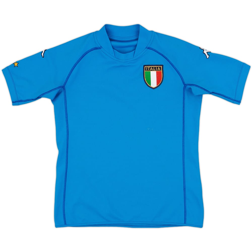 2002 Italy Home Shirt - 7/10 - (XL.Boys)