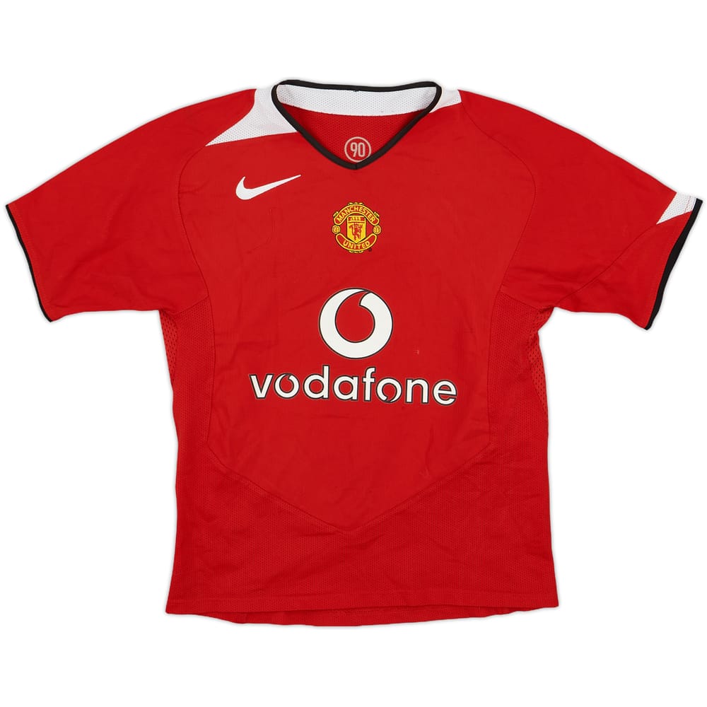 2004-06 Manchester United Home Shirt - 7/10 - (S.Boys)