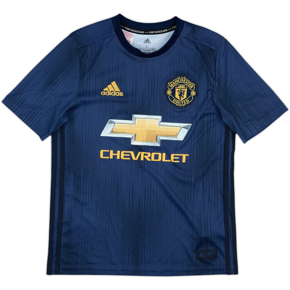2018-19 Manchester United Third Shirt - 8/10 - (L.Boys)