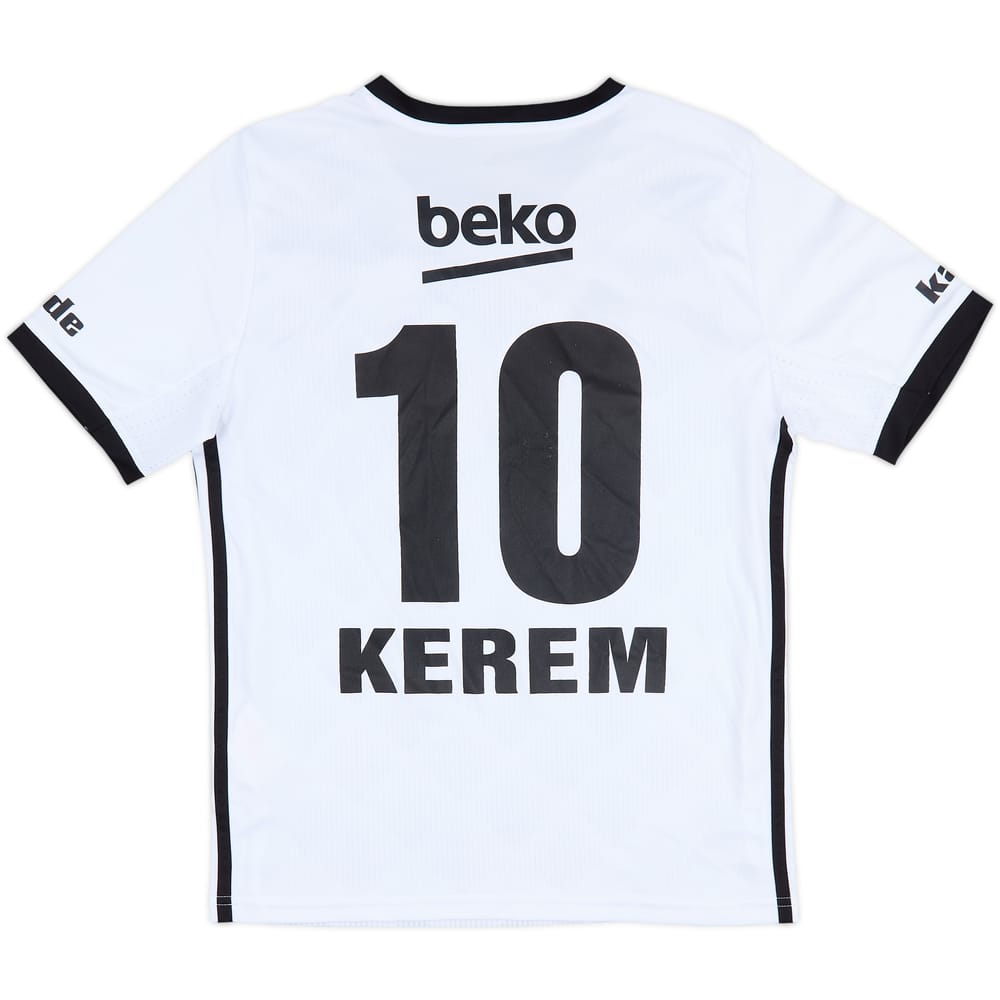 2017-18 Besiktas Home Shirt Kerem #10 - 9/10 - (L.Boys)