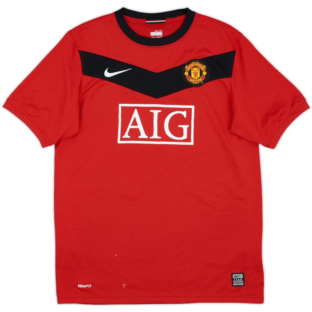 2009-10 Manchester United Home Shirt - 6/10 - (XL.Boys)