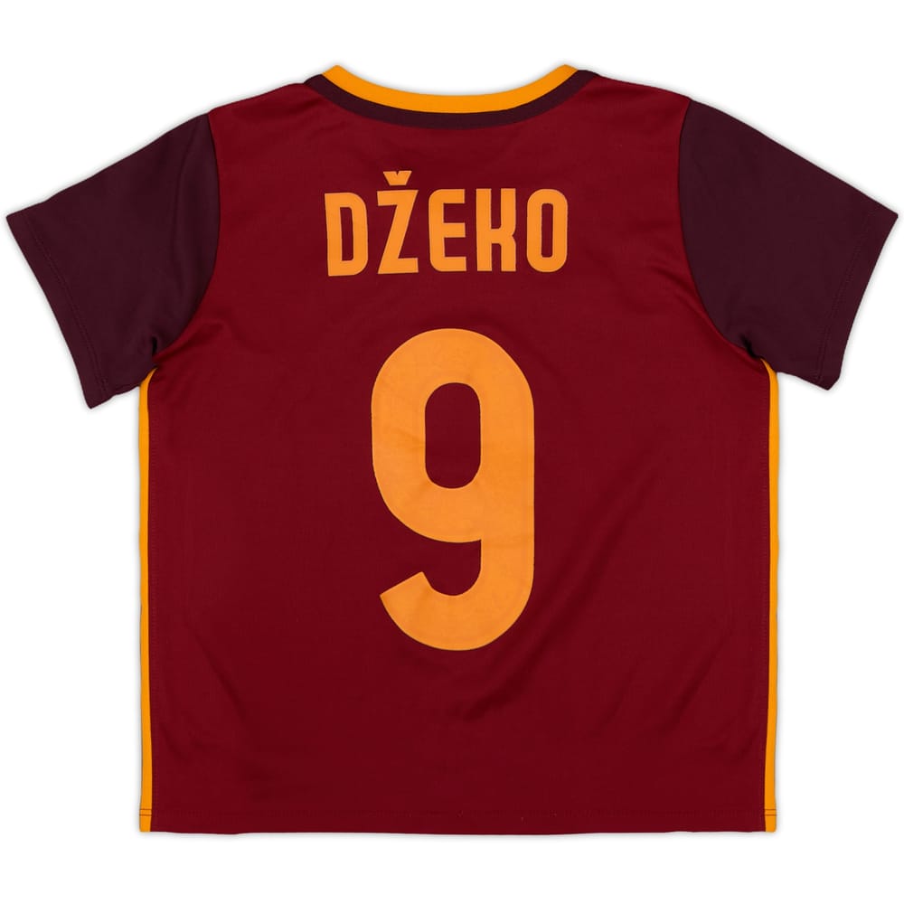 2015-16 Roma Home Shirt Dzeko #9 - 9/10 - (6-7 Years)