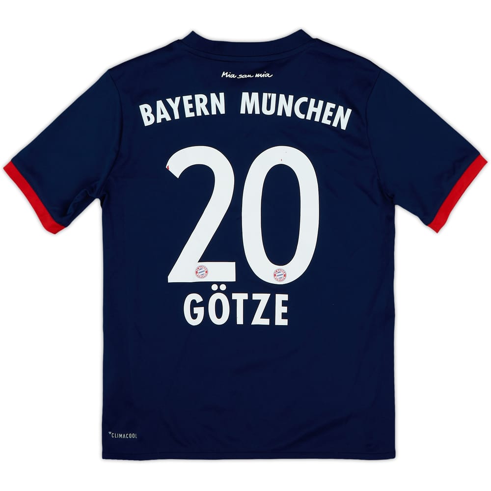 2017-18 Bayern Munich Away Shirt Gotze #20 - 9/10 - (S.Boys)