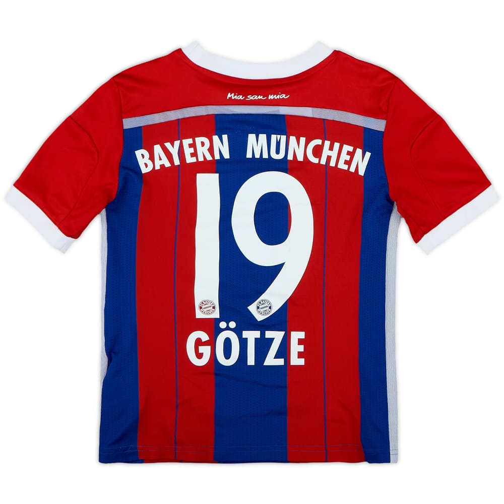 2014-15 Bayern Munich Home Shirt Gotze #19 - 6/10 - (S.Boys)